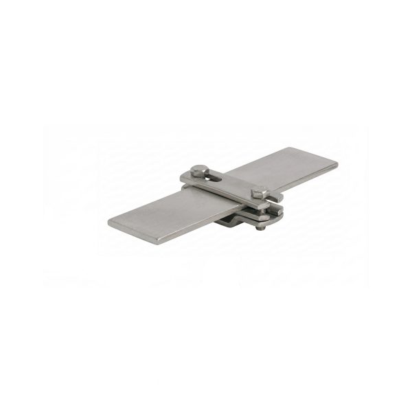 Bandhalter mit Langloch im Unterteil, flach 30