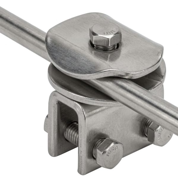 Falzklemme drehbar Niro V2A     Nr. 1470
