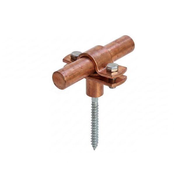 Stangenhalter mit Holzschraube