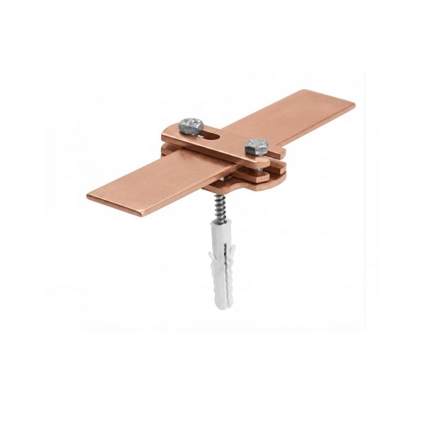 Bandhalter mit Langloch im Unterteil, flach 30