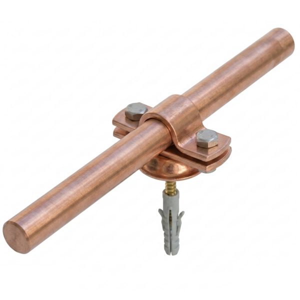 Stangenhalter mit Abdeckscheibe Metall