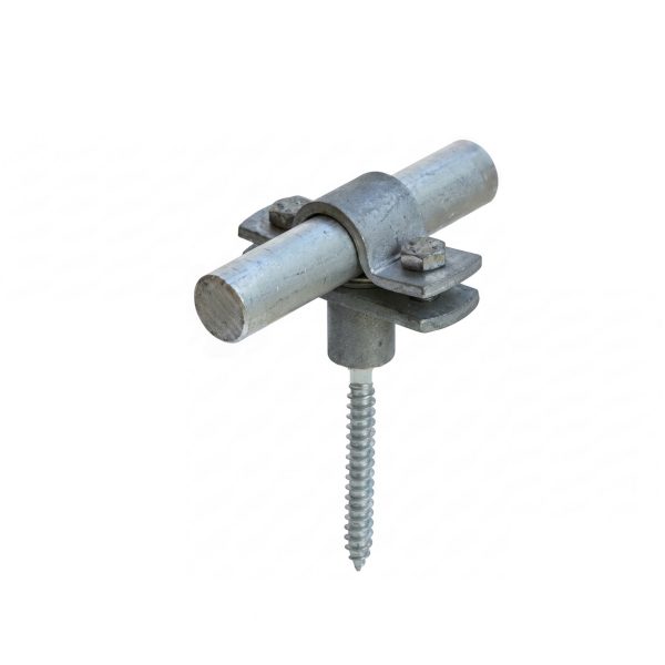 Stangenhalter mit Holzschraube