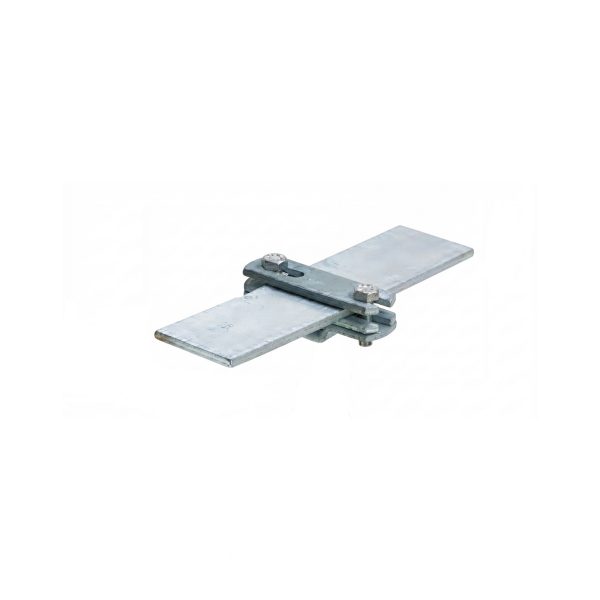 Bandhalter mit Langloch im Unterteil, flach 30