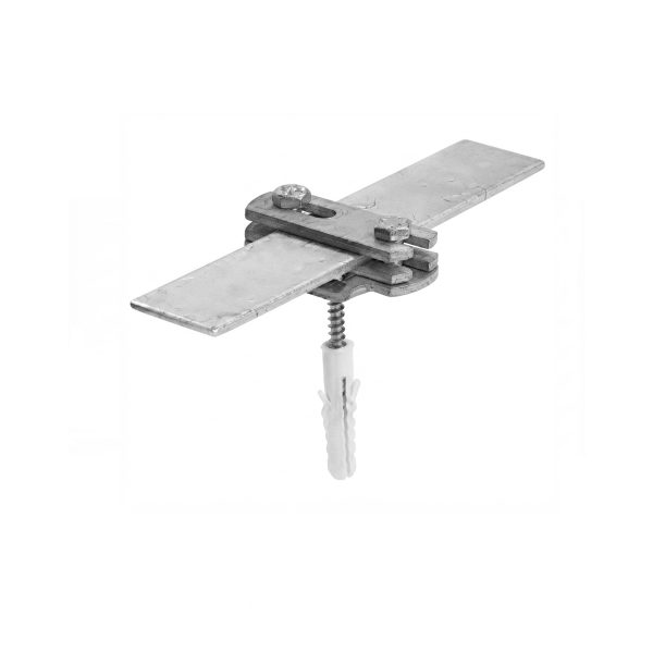 Bandhalter mit Langloch im Unterteil, flach 30