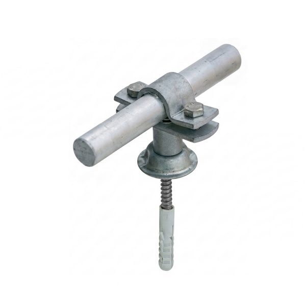 Stangenhalter mit Abdeckscheibe Metall